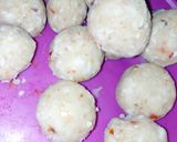 A picture of step 2 of Easy Yam balls.