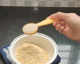 A picture of step 1 of Gujarati khaman dhokla.