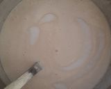 A picture of step 3 of Jini dosa with sambhar.