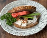 A picture of step 2 of Watermelon Sandwich.