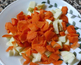 Foto del paso 1 de la receta: Pollo con calabacín y zanahoria