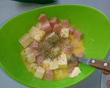 Foto del paso 1 de la receta: Tarta de queso salchicha y huevo