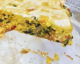 Foto del paso 6 de la receta: Quiche de coliflor, champiñones y jamón