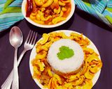 A picture of step 8 of Raw Cashew Curry.