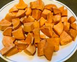 A picture of step 1 of Quick Sweet Potato 🍠 Soup 🥣.
