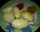 A picture of step 2 of Crispy chaka pitha.