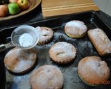A picture of step 8 of Tiny Apple Cakes.