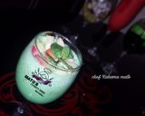 A picture of step 2 of 4 different amazing drinks.