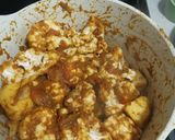 A picture of step 3 of Aloo Phool Gobi.