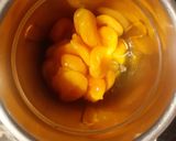 A picture of step 1 of Khubani Ka Meetha.
