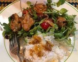 A picture of step 2 of Japanese Watercress Salad with Olive Oil and Vinegar Dressing.