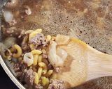 A picture of step 3 of Cheeseburger Macaroni Skillet.