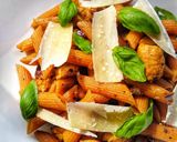A picture of step 4 of Penne With Chicken Sausage Meat.