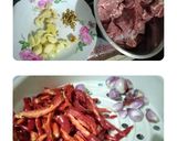 Foto langkah ke 1 dari resep Dendeng Balado (versi ungkep air kelapa).