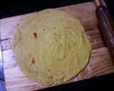 A picture of step 4 of Egg/Kathi Roll|Kolkata's Street-food|Without Ketchup|Innovations.