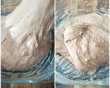 Gambar langkah 4 resipi Chocolate Kurma Sourdough Bread.