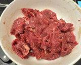 A picture of step 2 of Beef and Broccoli.