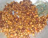 A picture of step 1 of Chana Jeera fry.