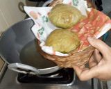 A picture of step 7 of Palak(Spinach) Masala Puri.