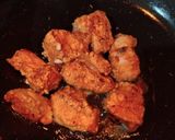 A picture of step 4 of Protein loaded Mango Chicken.