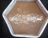 A picture of step 7 of Eggless Chocolate Cake.
