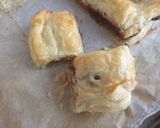 A picture of step 11 of Banana and Nutella Tear and Share Puff Pastries.