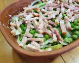 Foto del paso 8 de la receta: Patatas al horno con bacon y guisantes