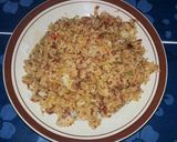 Foto langkah ke 4 dari resep Nasi goreng kornet.