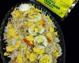 A picture of step 3 of Vegetable Egg Fried Rice #CookpadApp.