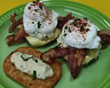 รูปขั้นตอนการทำที่ 6 ของ Breakfast Burger with Poached Egg