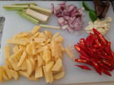 Tempe kering (Pake Kentang)