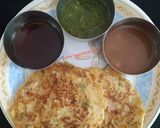 A picture of step 3 of Suji Uttapam.