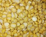 A picture of step 1 of Karele chane ki daal.