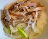 A picture of step 2 of Chicken Glass Noodle Soup.