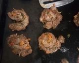 A picture of step 10 of Vegetable stuffed orange beef.