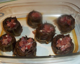 Foto del paso 8 de la receta: Alcachofas gratinadas con taquitos de Jamón serrano