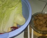 Foto langkah ke 1 dari resep Tumis Sawi Putih dan Bakso.