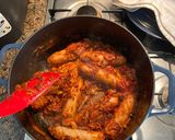 A picture of step 3 of Spicy goulash.