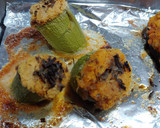 Foto del paso 7 de la receta: Tronquitos de calabacín rellenos de pollo y verduras