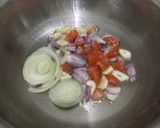 Foto langkah ke 1 dari resep Tumis Udang Sawi Hijau.