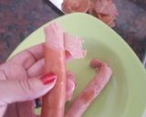 Foto del paso 1 de la receta: Zapallitos rellenos con salchichas..😻
