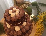 Foto del passaggio 5 della ricetta Naked Cake cioccolato e panna