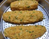A picture of step 5 of Lauki dhokla.