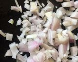 A picture of step 2 of Vegan lasagne.