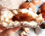 Hình bước làm 6 của món Donut nhân mứt táo và donut nhân custard