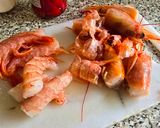 Foto del paso 2 de la receta: Arroz meloso con gambas y pimiento rojo