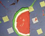عکس مرحله 5 از دستور شیرینی هندونه ای مخصوص یلدا🍉😋