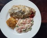Foto del paso 6 de la receta: Pechuga de pollo rellena al paquete