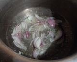 A picture of step 3 of Achari macaroni pasta.