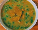 Hình bước làm 3 của món Canh Bí đỏ đậu phộng🥜
